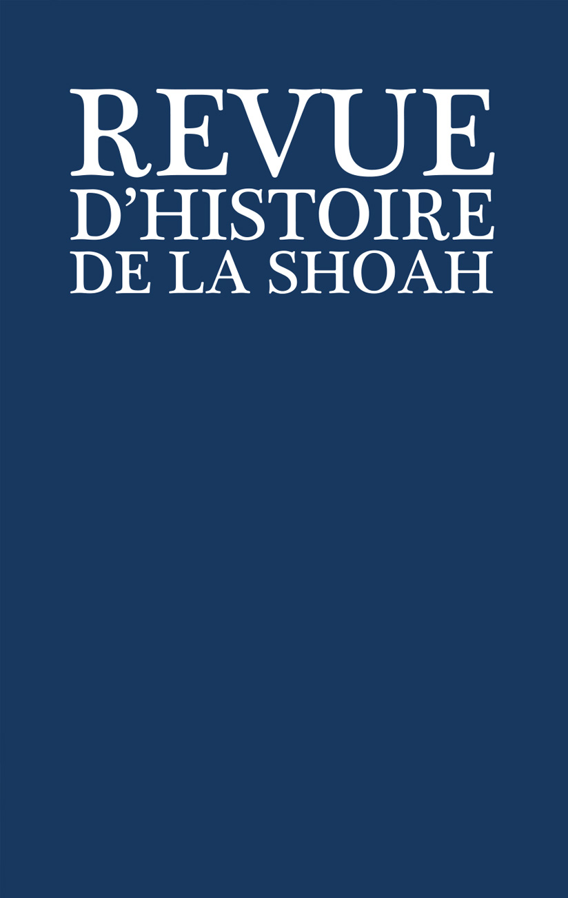 Le Tiroir, Graphisme : Revue d'histoire  de la Shoah